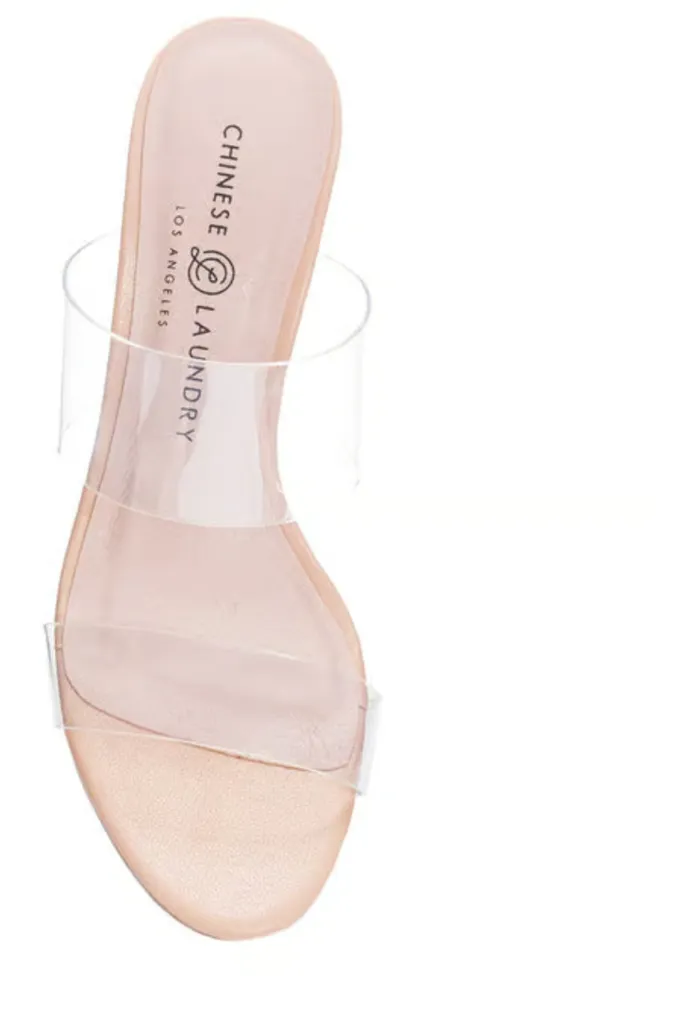 Chinese Laundry Robinn Clear Strap Heel
