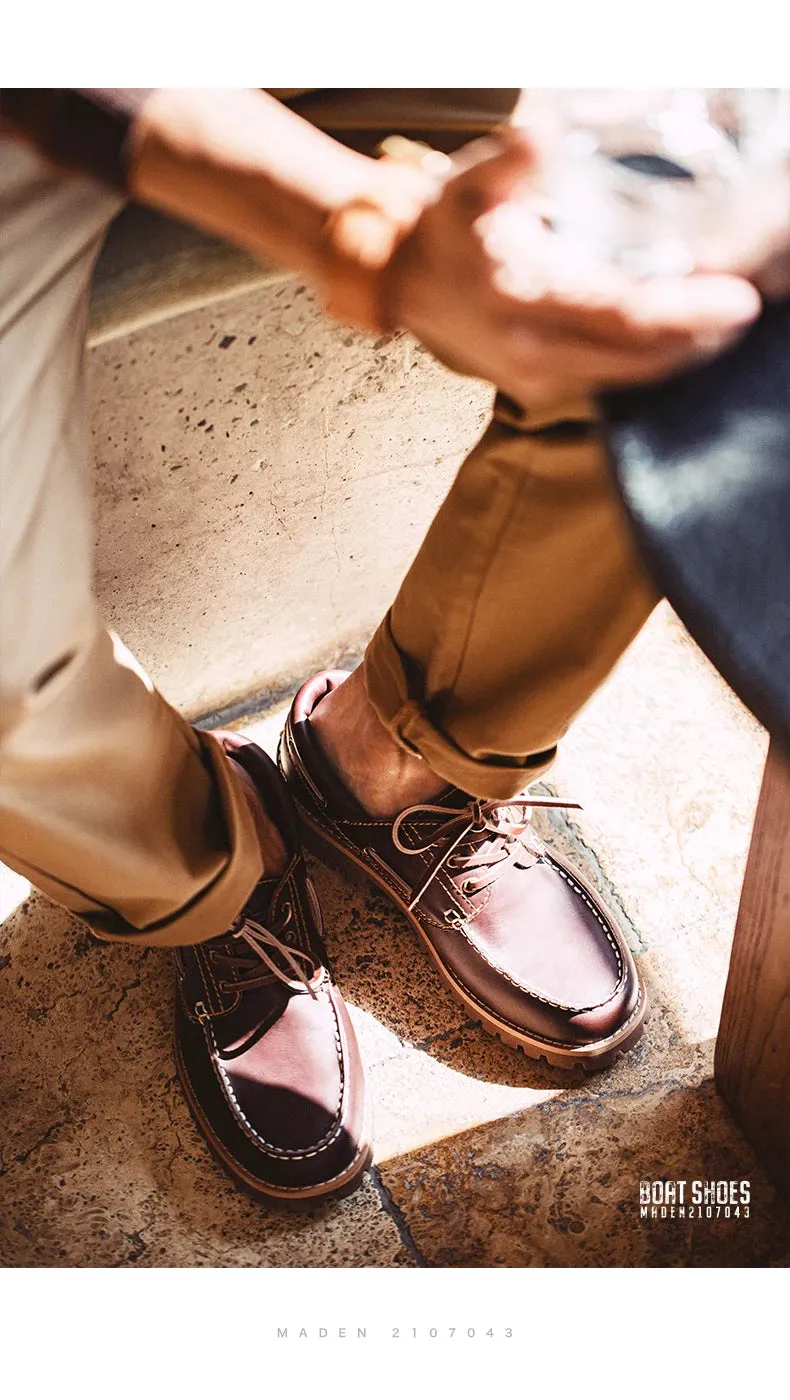 Classis Low-top moccasin loafer Shoes Casual Leather Boat Shoes