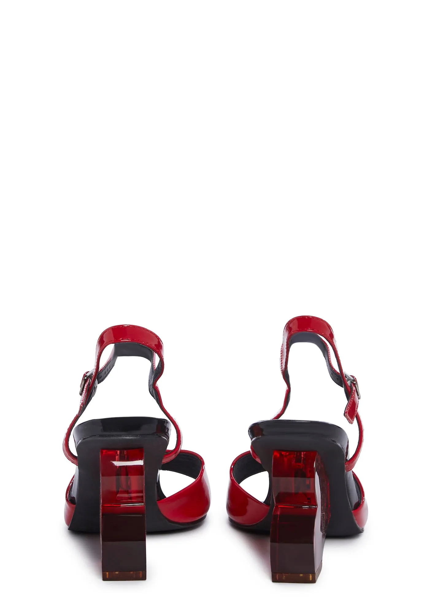 Crushed Romance Heart Heels