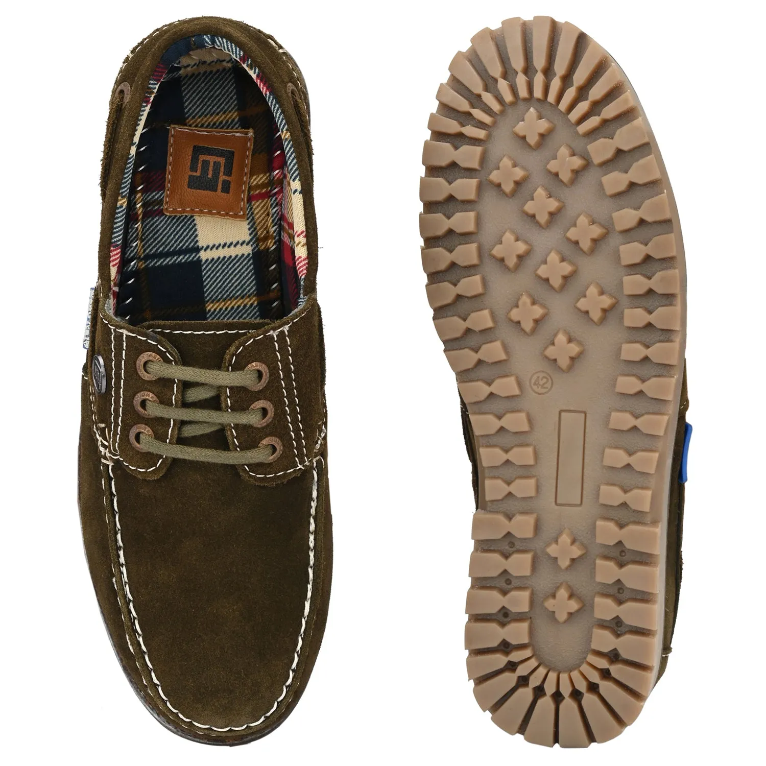 Dexter Real Leather Boat Shoes Brown