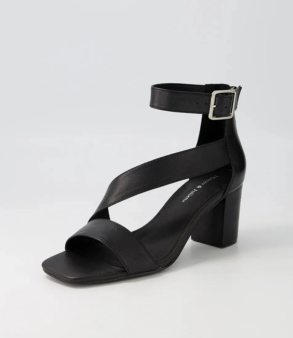 DJANGO AND JULIETTE PERANT LEATHER SANDALS