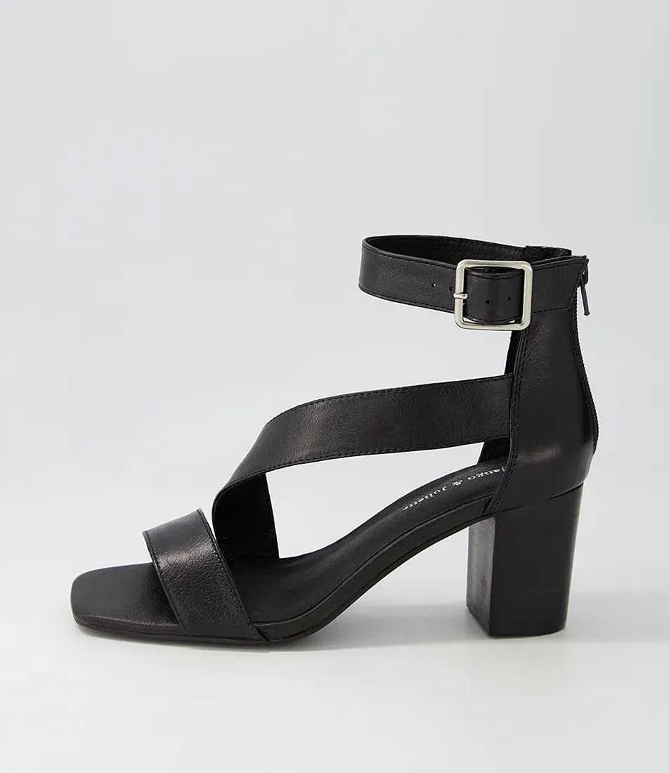 DJANGO AND JULIETTE PERANT LEATHER SANDALS