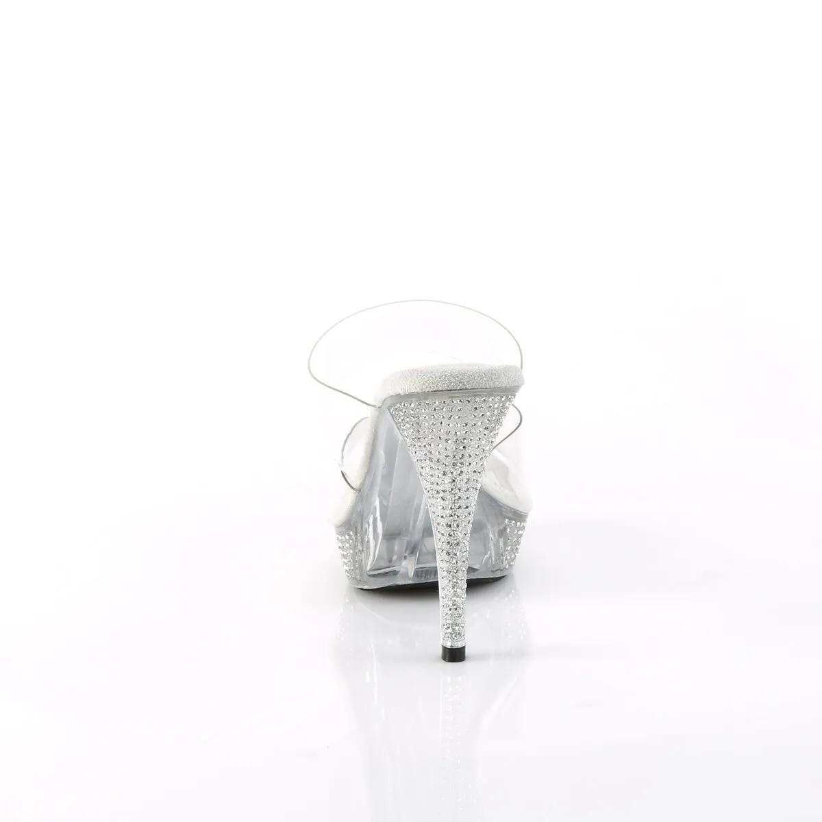 ELEGANT-408 Fabulicious Transparent Clear-AB Rhinestones Shoes [posing comp heels]