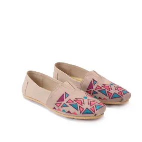 Espadrilles Geometric Beige