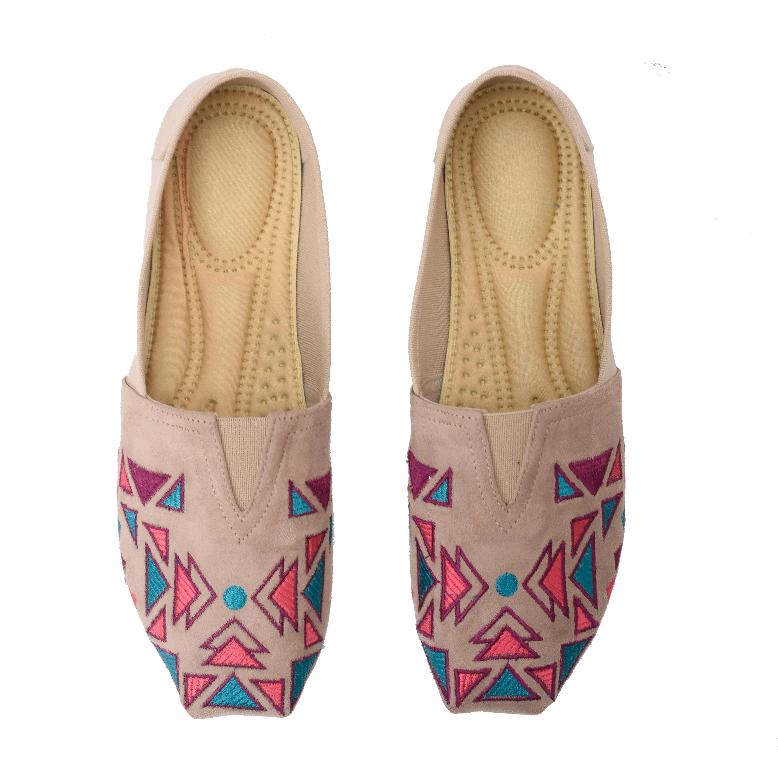 Espadrilles Geometric Beige
