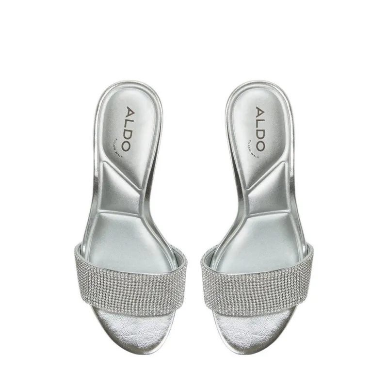 ETERNALLY HEELED SANDALS - SILVER