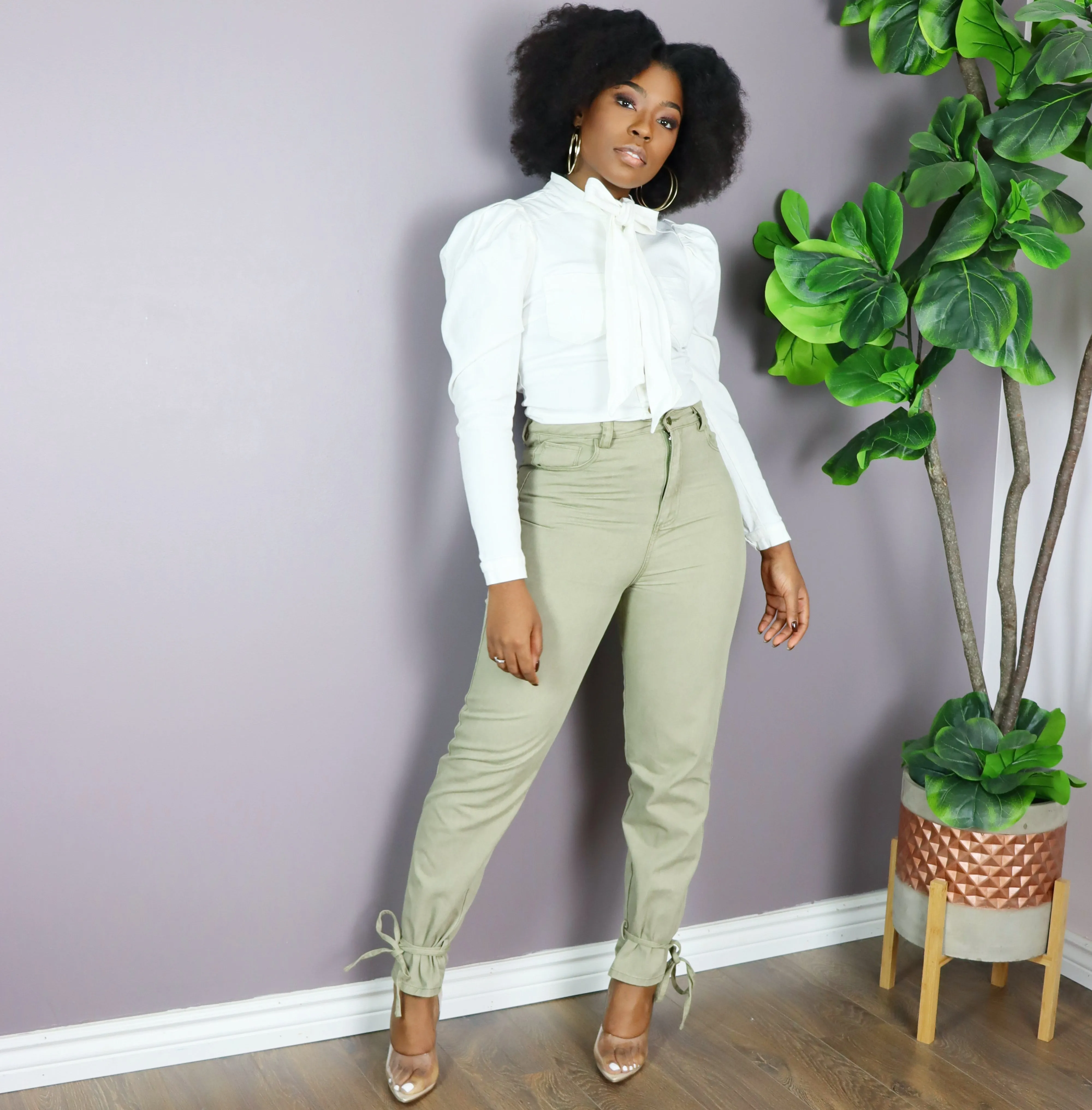 GLASS DOLL Clear Pumps in Nude
