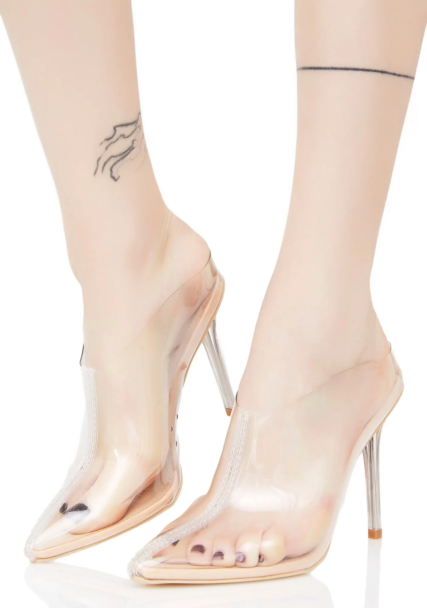 Glass Slipper Clear Heels