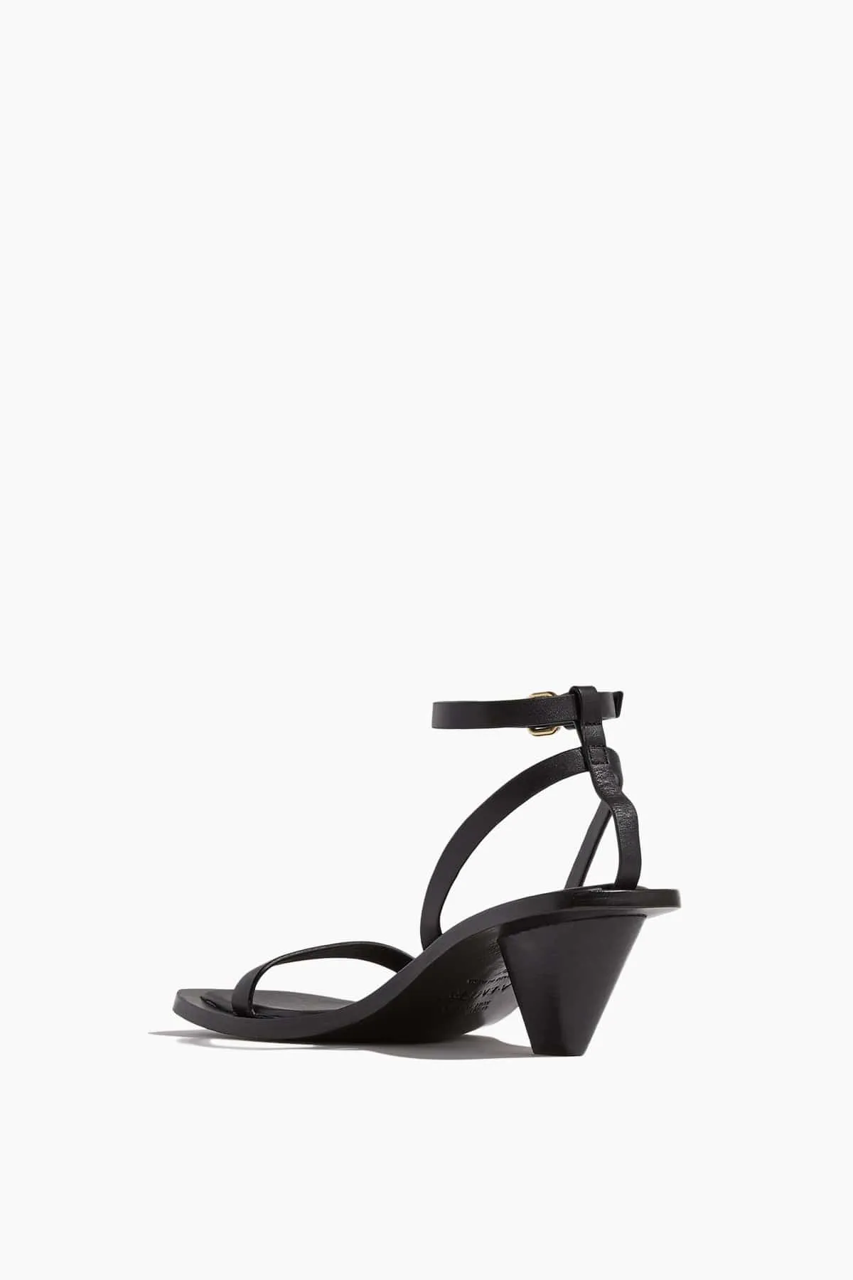 Irving Heeled Sandal in Black