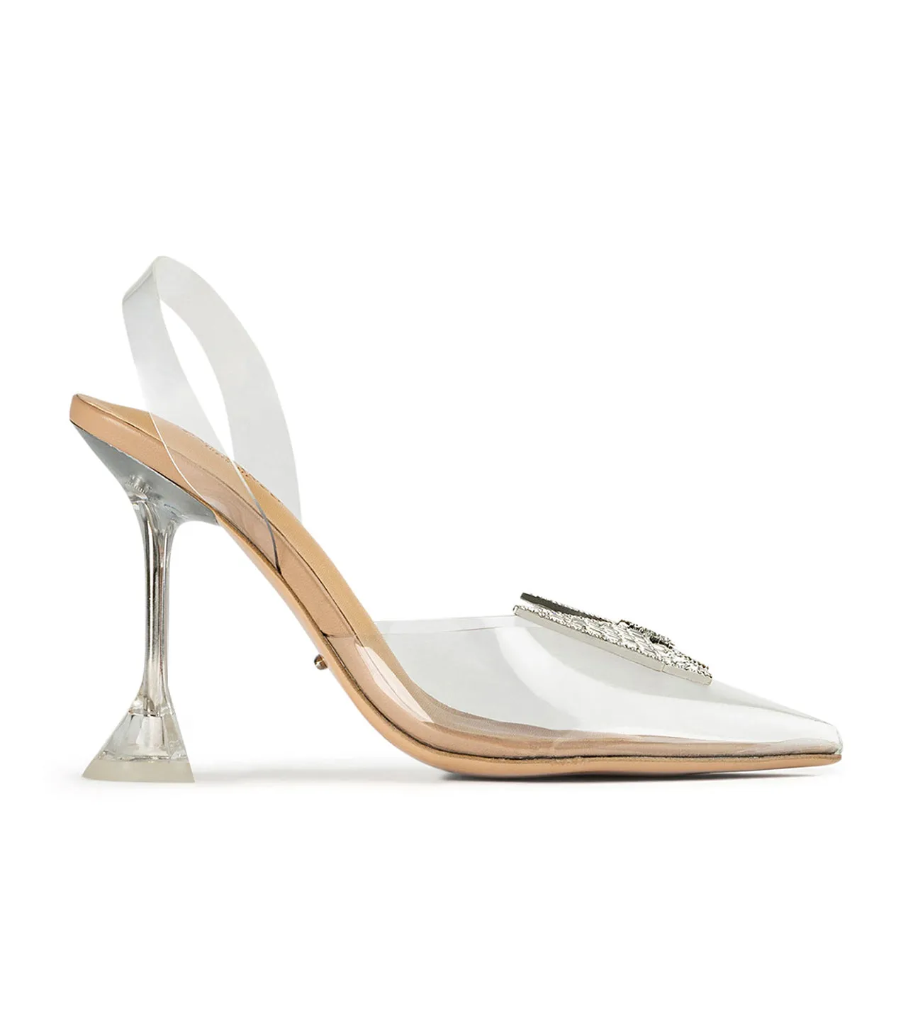 Laos Clear Vinylite Heels