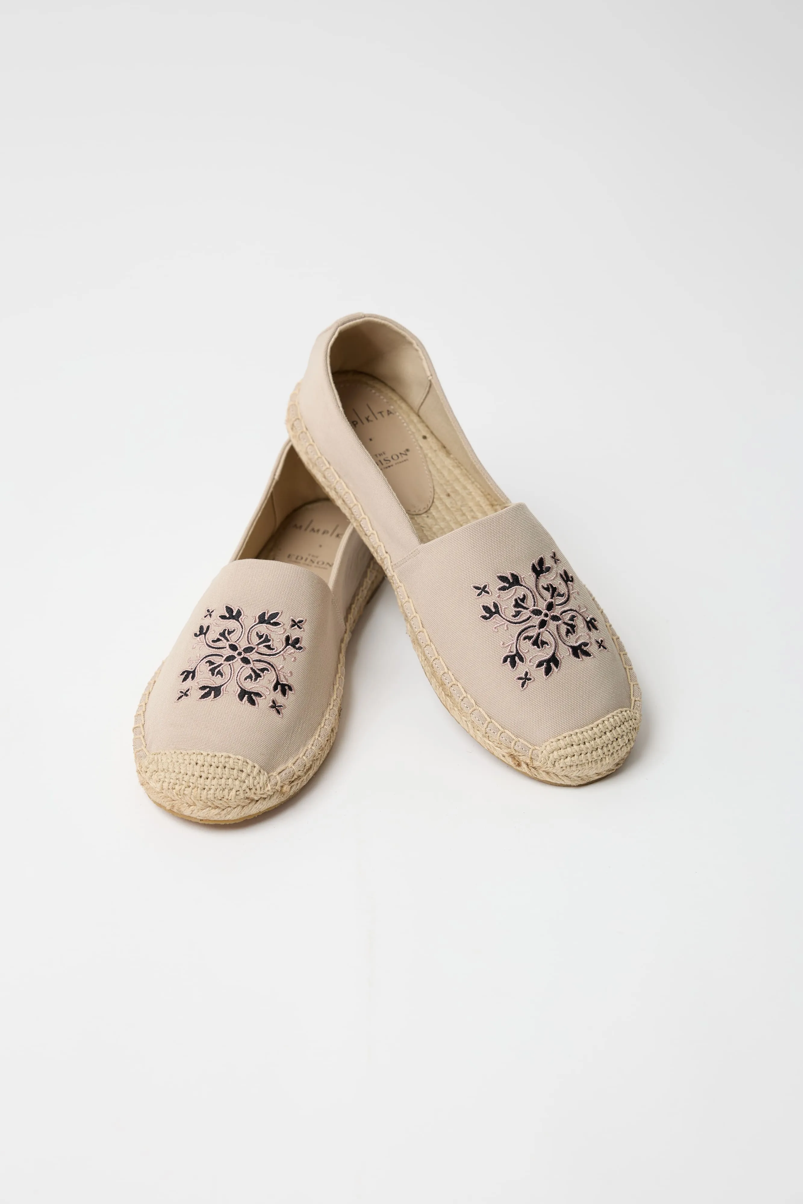 Mimpikita x The Edison Mutiara Beige Espadrilles