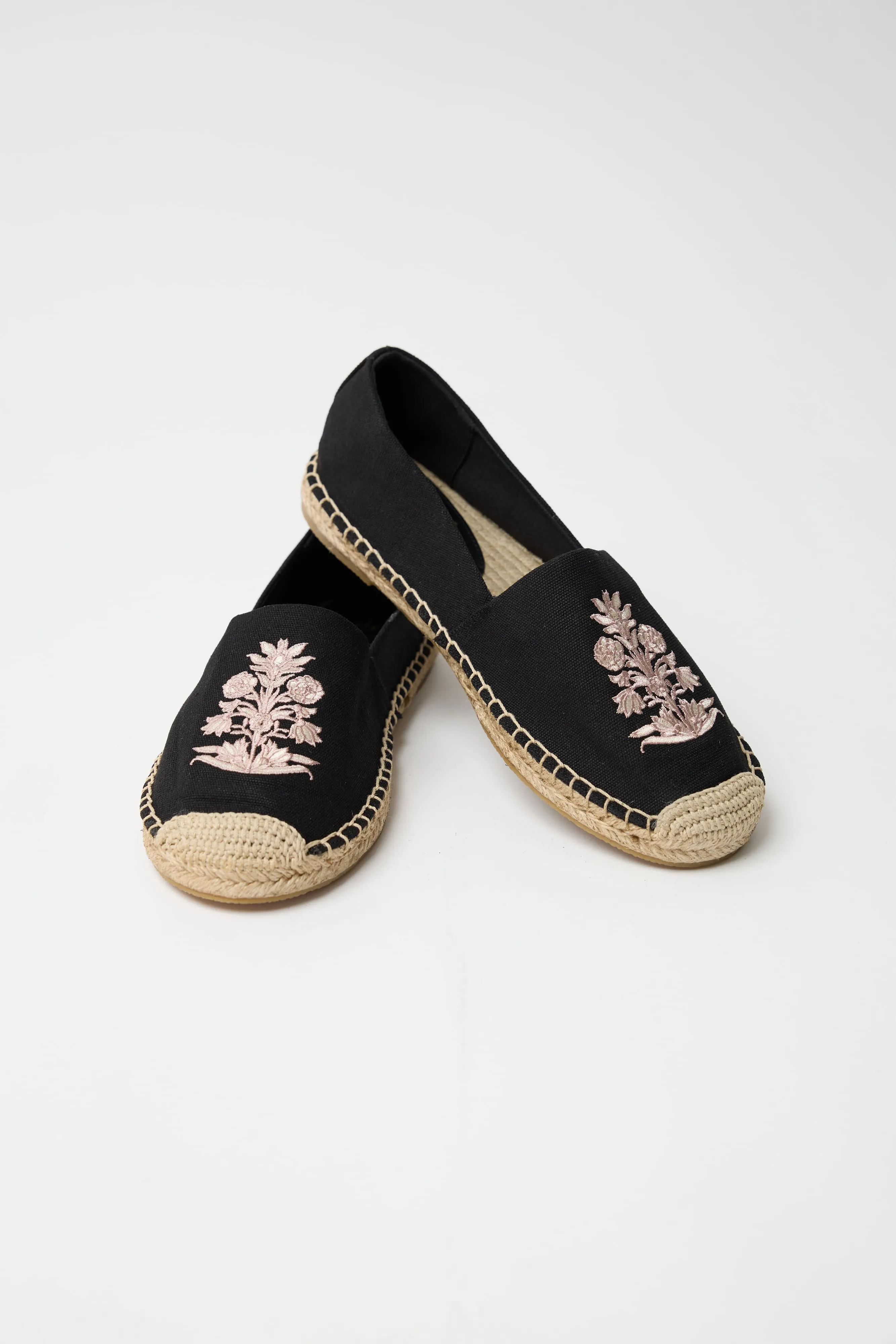 Mimpikita x The Edison Mutiara Black Espadrilles