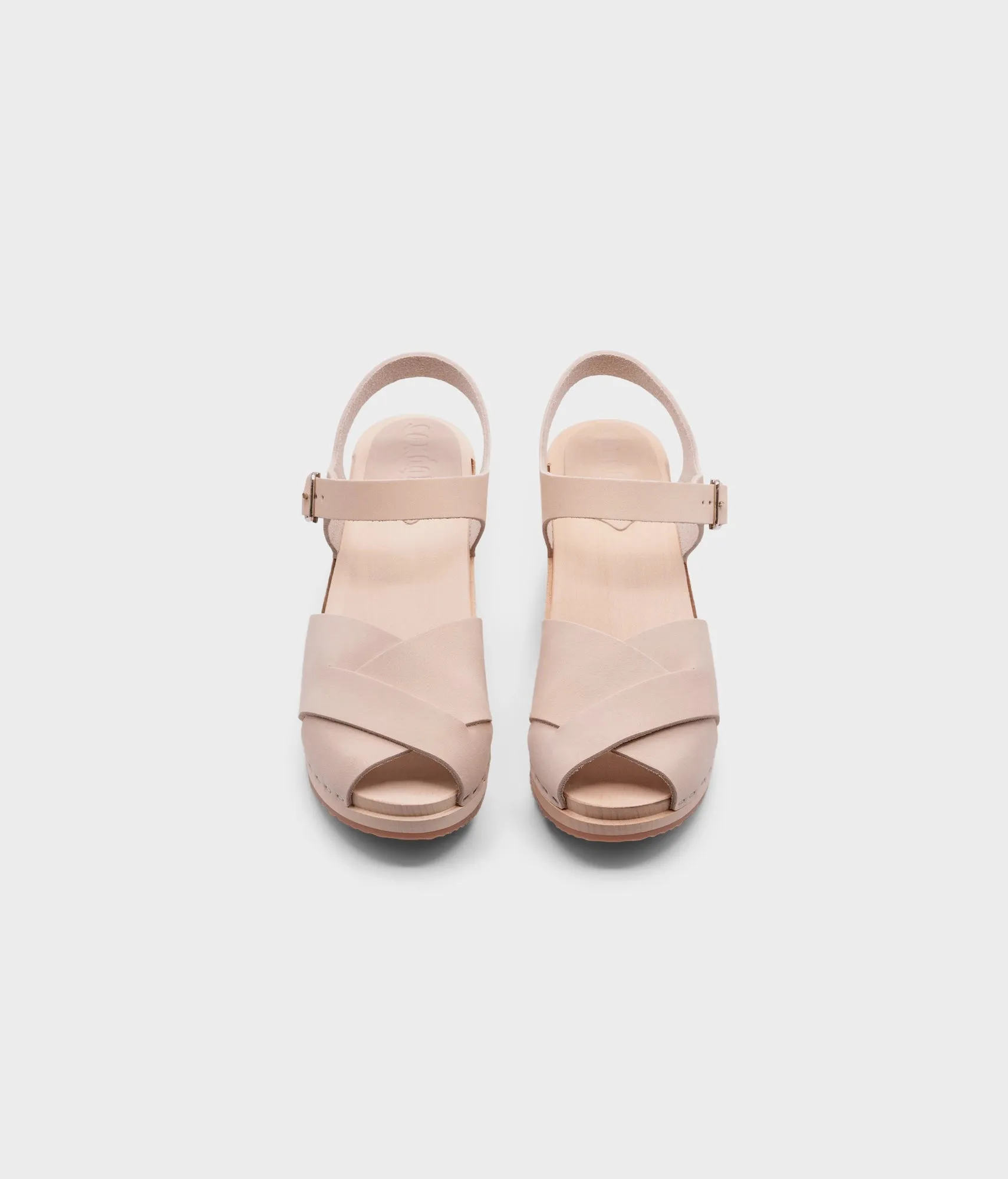 Monroe crossed clog sandal