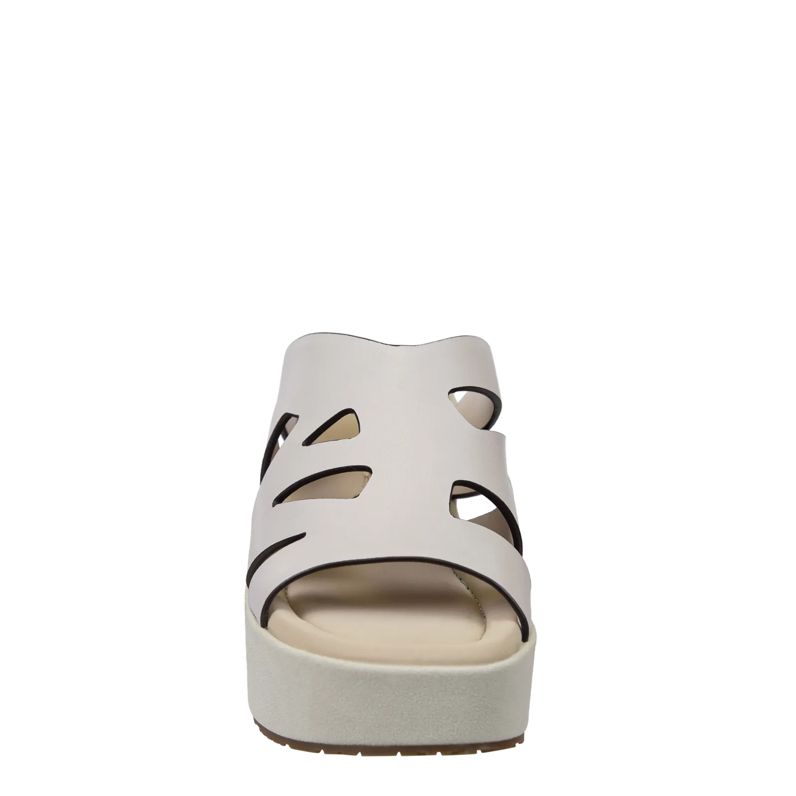 NAKED FEET - BRIO in WHITE Heeled Sandals