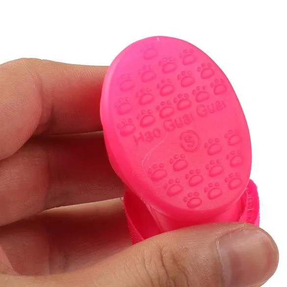 Pet Rubber Waterproof Rain Shoes