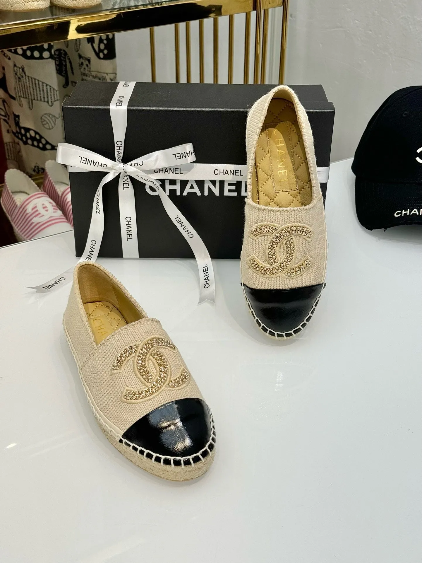 SE1466 Chanel Espadrilles / Size4-11
