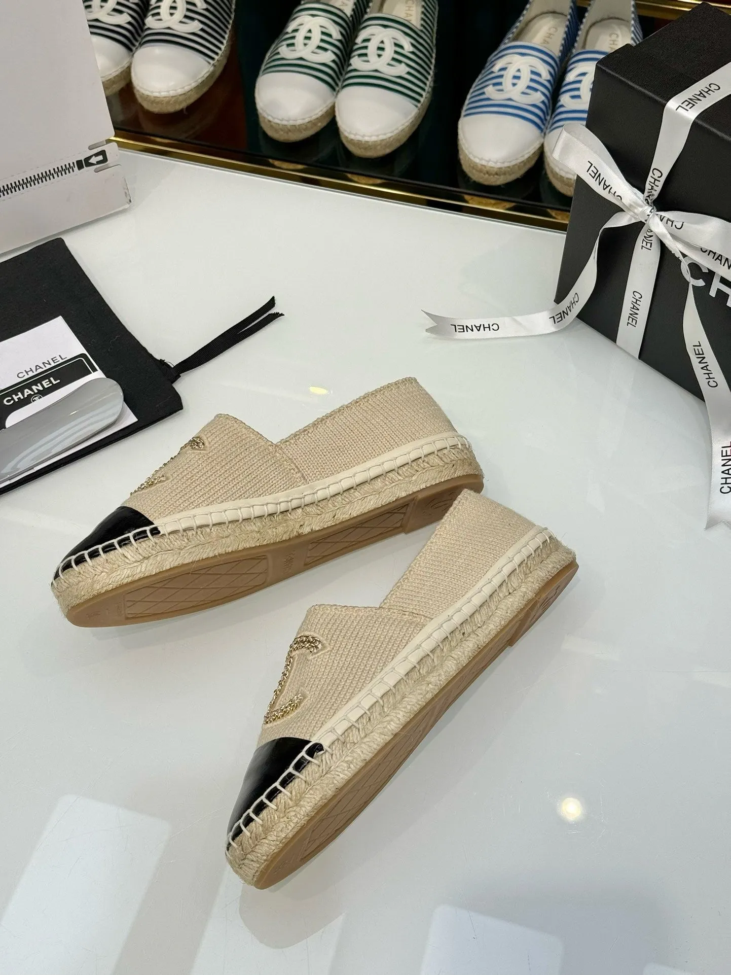 SE1466 Chanel Espadrilles / Size4-11