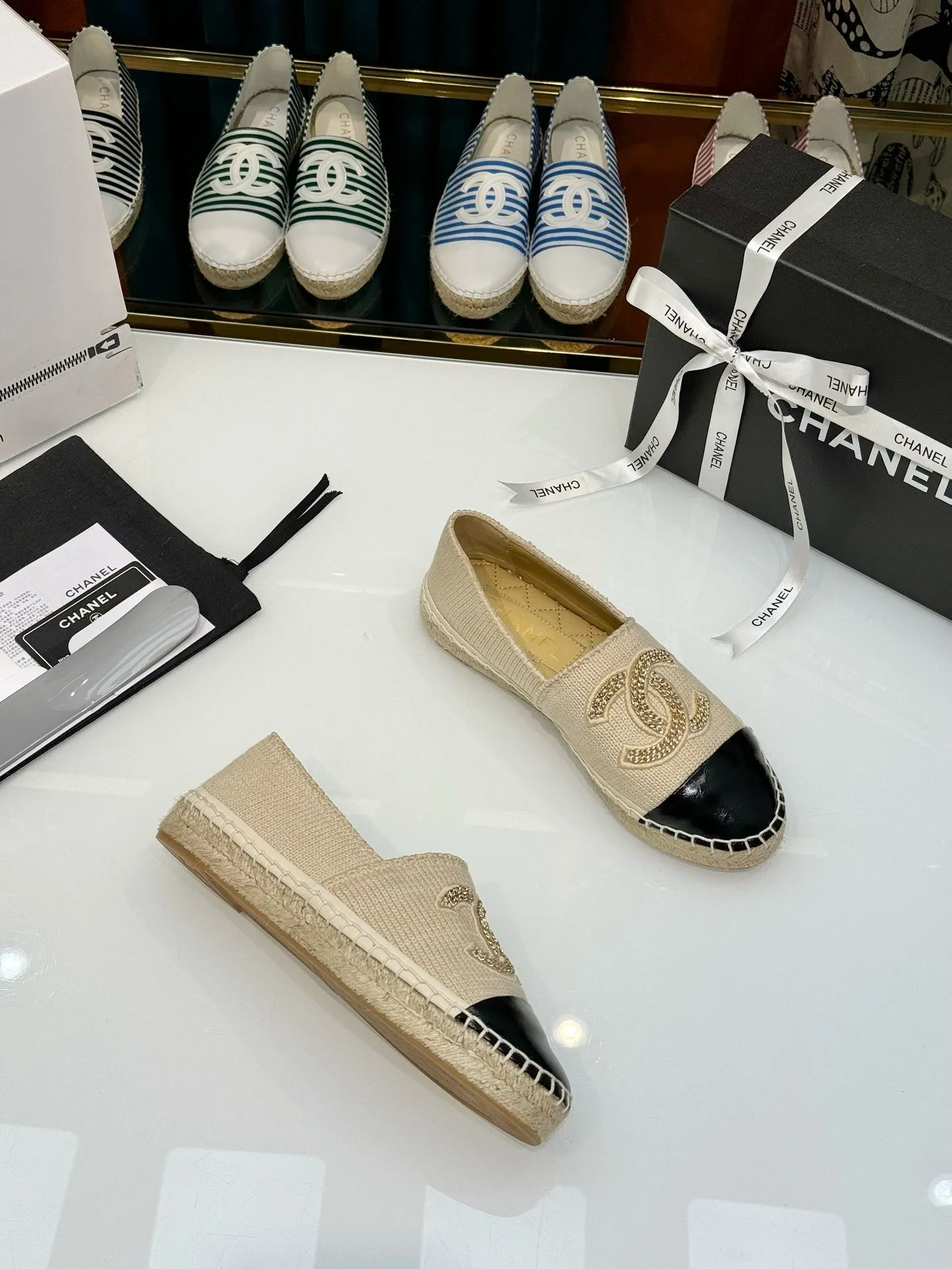 SE1466 Chanel Espadrilles / Size4-11