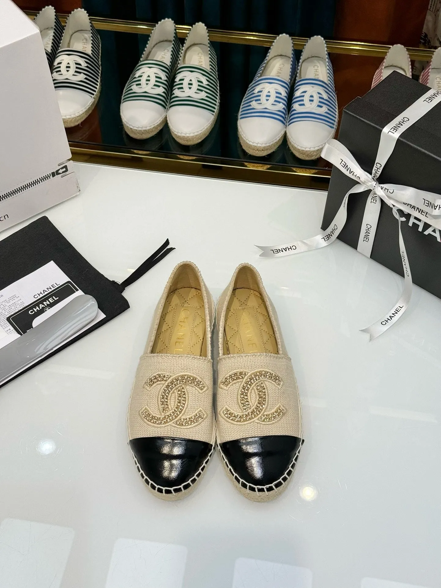 SE1466 Chanel Espadrilles / Size4-11