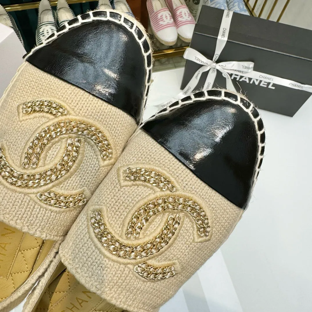 SE1466 Chanel Espadrilles / Size4-11