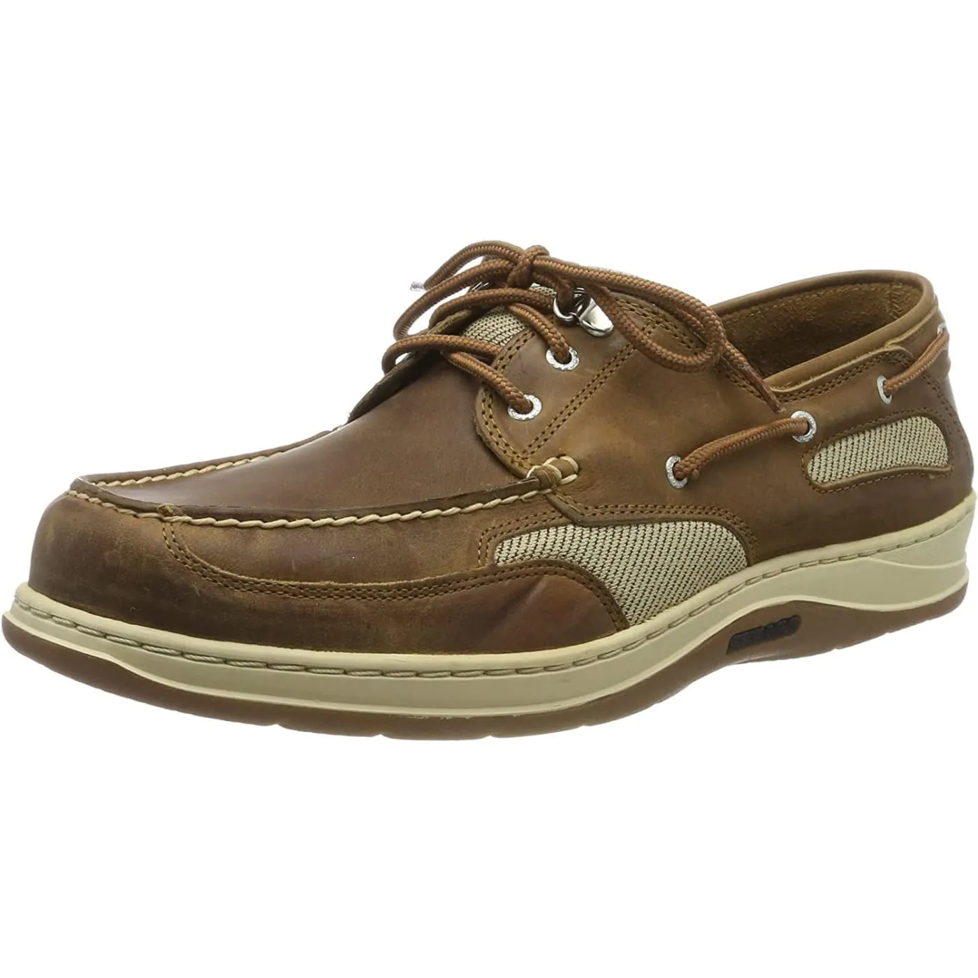 Sebago Clovehitch II FGL Waxed Brown Mens Leather Boat Shoes