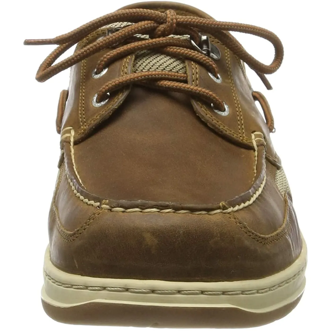 Sebago Clovehitch II FGL Waxed Brown Mens Leather Boat Shoes