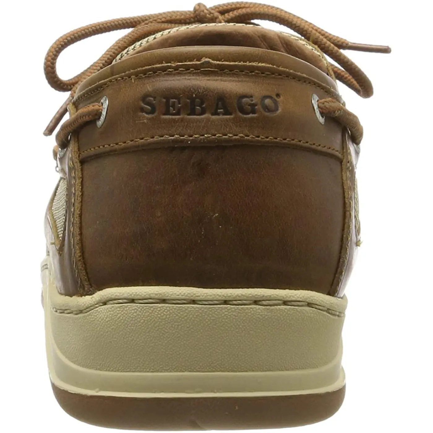 Sebago Clovehitch II FGL Waxed Brown Mens Leather Boat Shoes