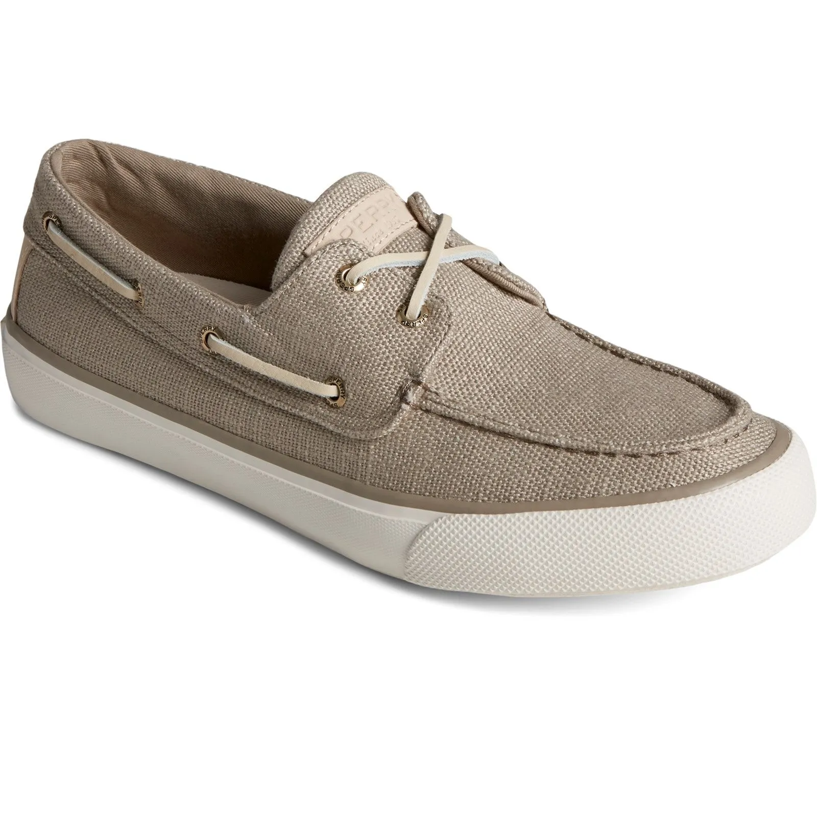 Sperry Mens Bahama 2.0 Seacycled Baja Boat Shoes - Taupe