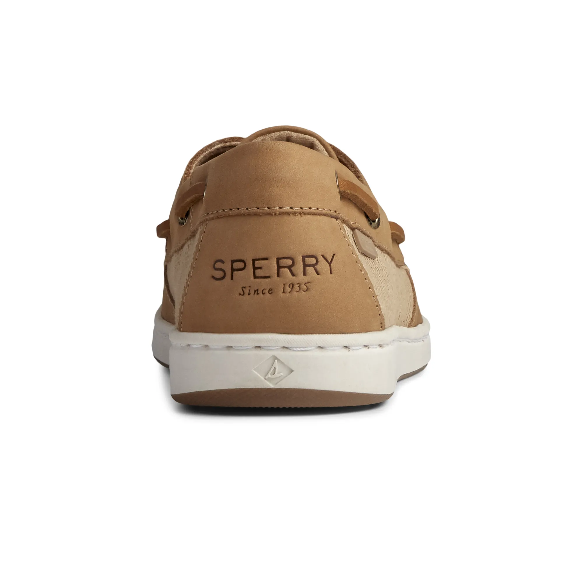 Sperry Women's Coastfish Woven Boat Shoe - Tan (STS85161)