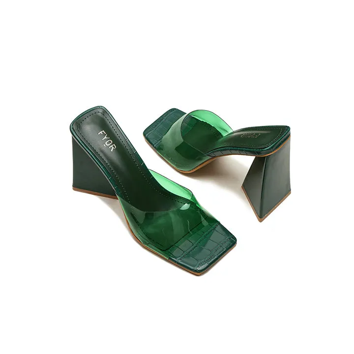 Texture Pyramid Heel Sandal, CMJ 04