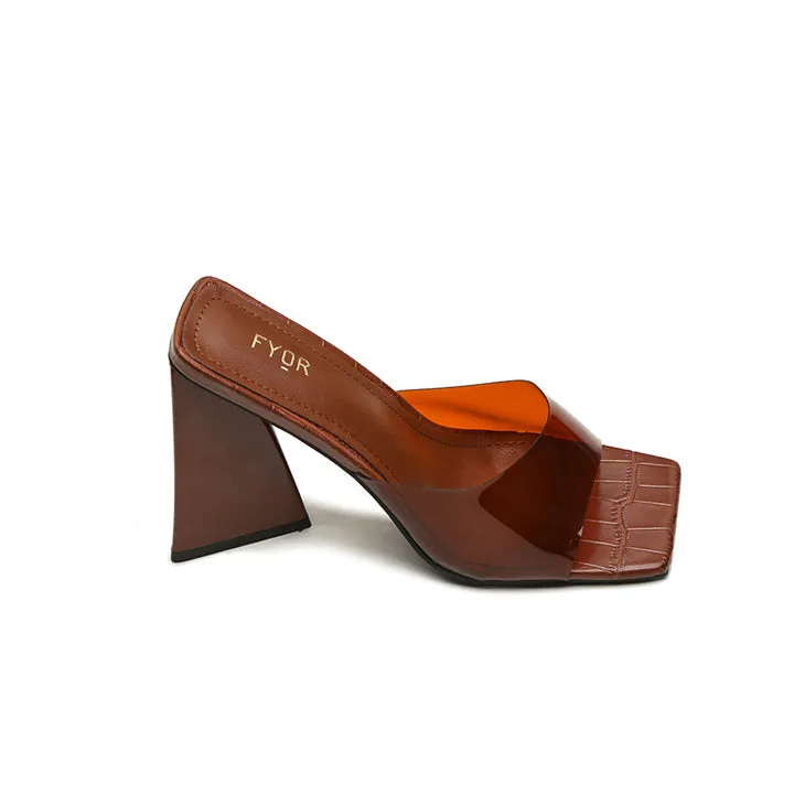 Texture Pyramid Heel Sandal, CMJ 04