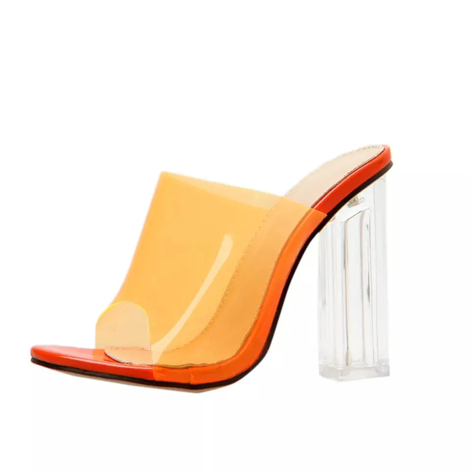 Transparent Clear High Heels Sandals