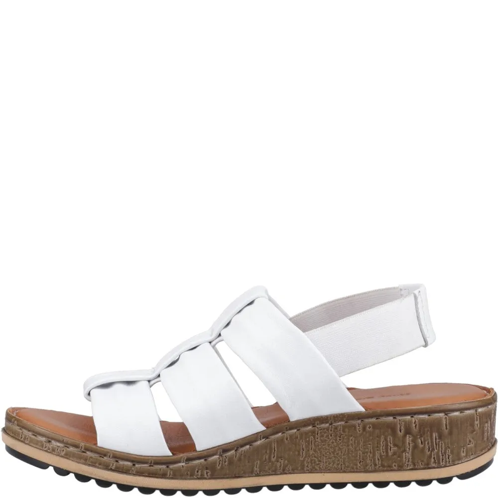 White Eden Gladiator Sandals