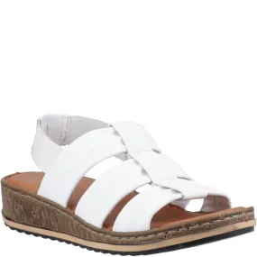 White Eden Gladiator Sandals