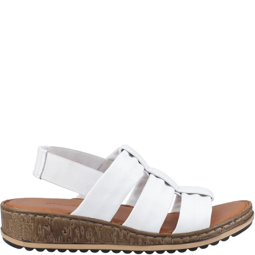 White Eden Gladiator Sandals
