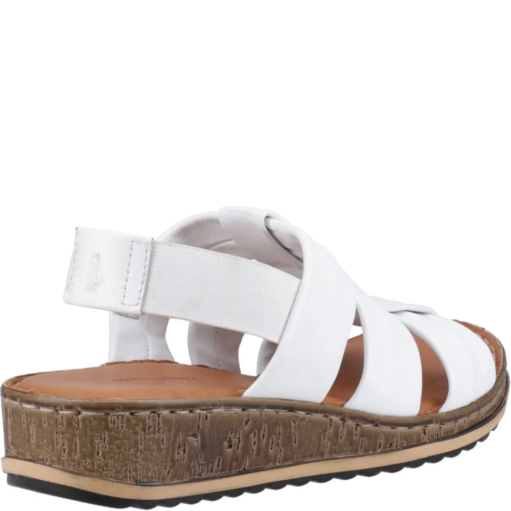 White Eden Gladiator Sandals