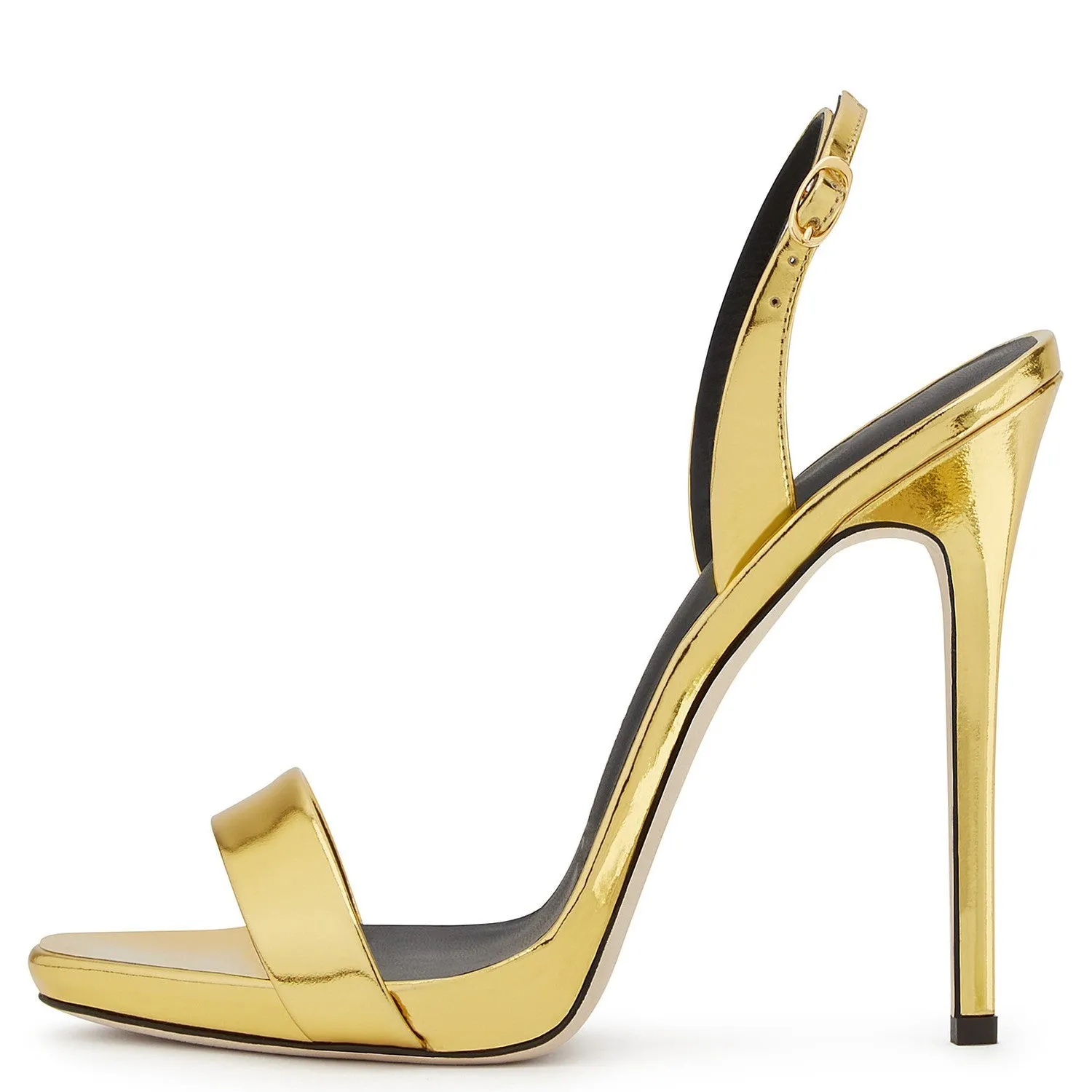 Women's Patent Leather Slingback Stiletto Sandals